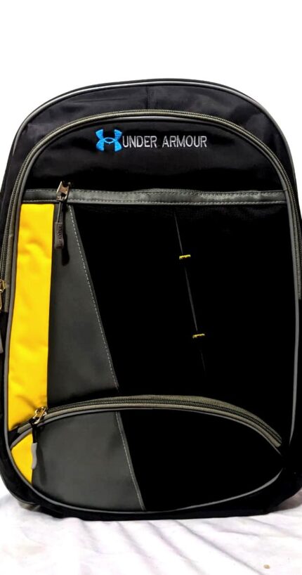 Under Armour Black and Yellow Backpack