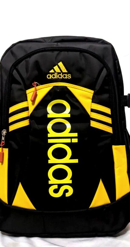 Adidas Black & Yellow Sports Backpack