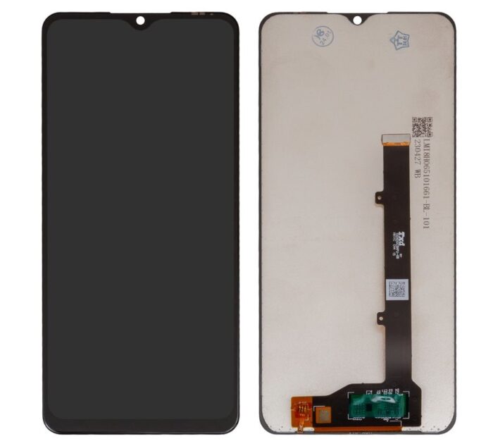 lcd compatible with zte blade a53 pro black without frame high copy